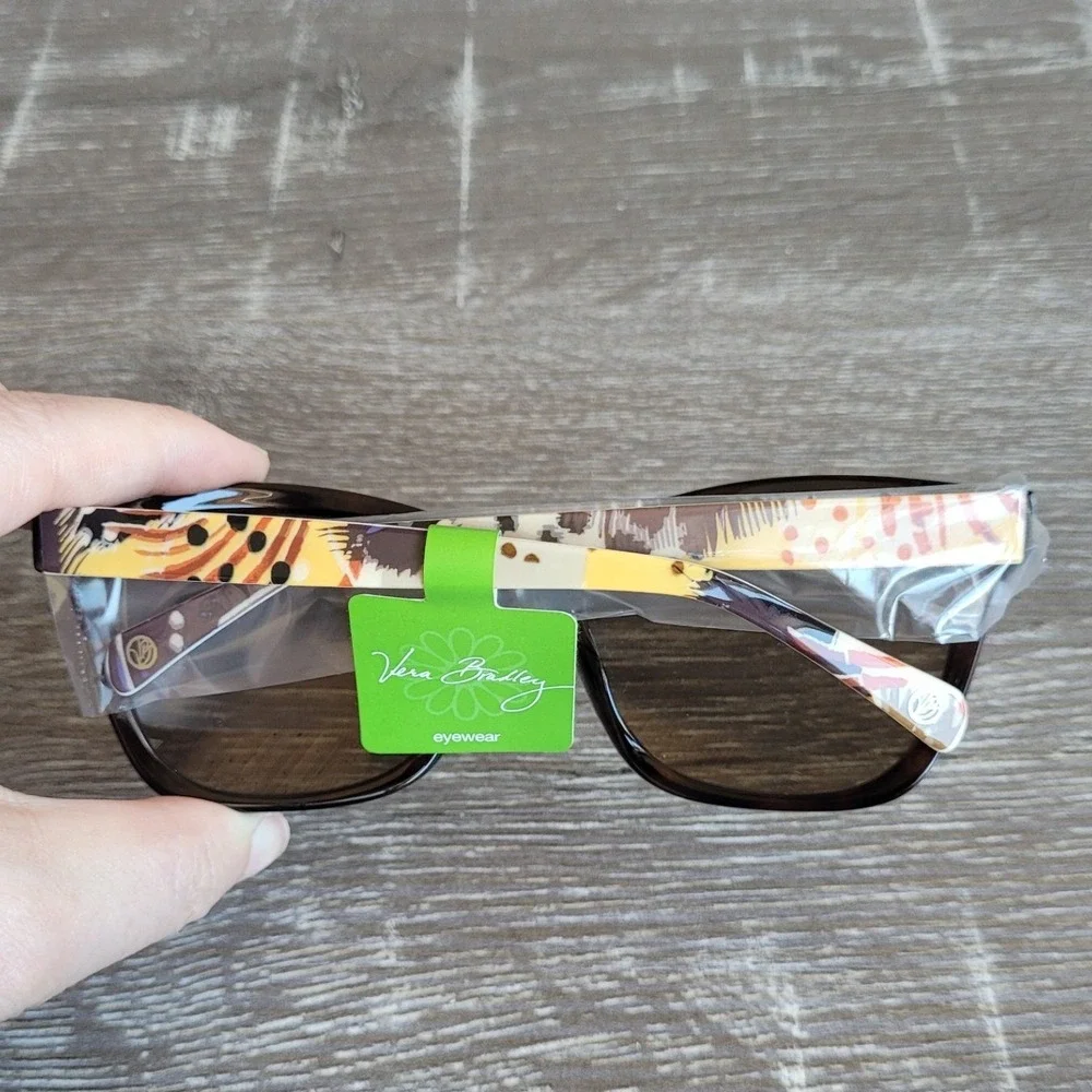 VERA BRADLEY Painted Feathers Sunglasses One Size